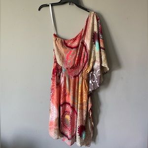 Bisou Bisou One-Shoulder Dress